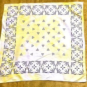 Vintage Washfast Color All Cotton RN 14193 Bandana & Scarf